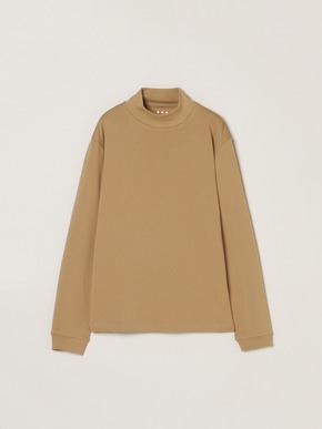 Men's brushed rib l/s mock neck 詳細画像