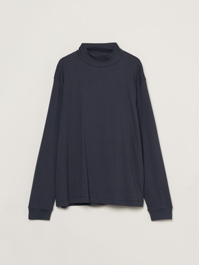 Men's brushed rib l/s mock neck 詳細画像