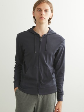 Men's brushed rib double hoody 詳細画像