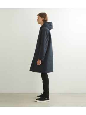 Men's hide taffeta hooded coat 詳細画像