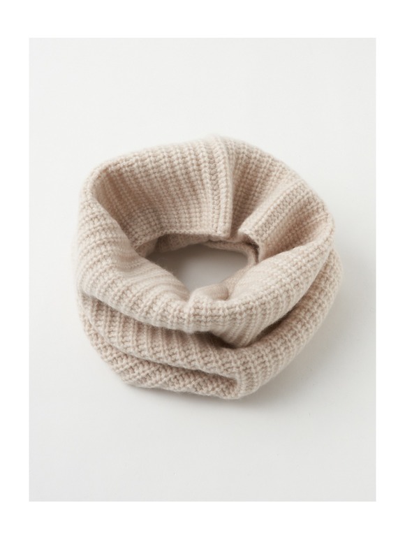 Holiday cashmere snood