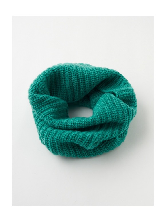 Holiday cashmere snood