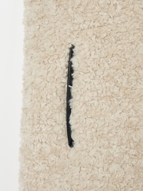 Poodle boa long vest 詳細画像
