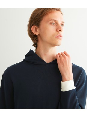 Men's new soft terry pullover hoody 詳細画像