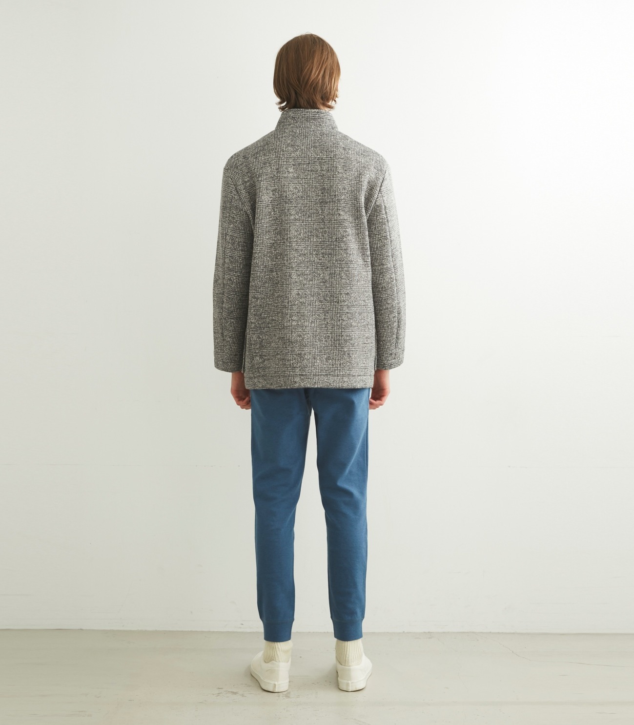 Men's sweater fleece comfort jacket 詳細画像 grey 4
