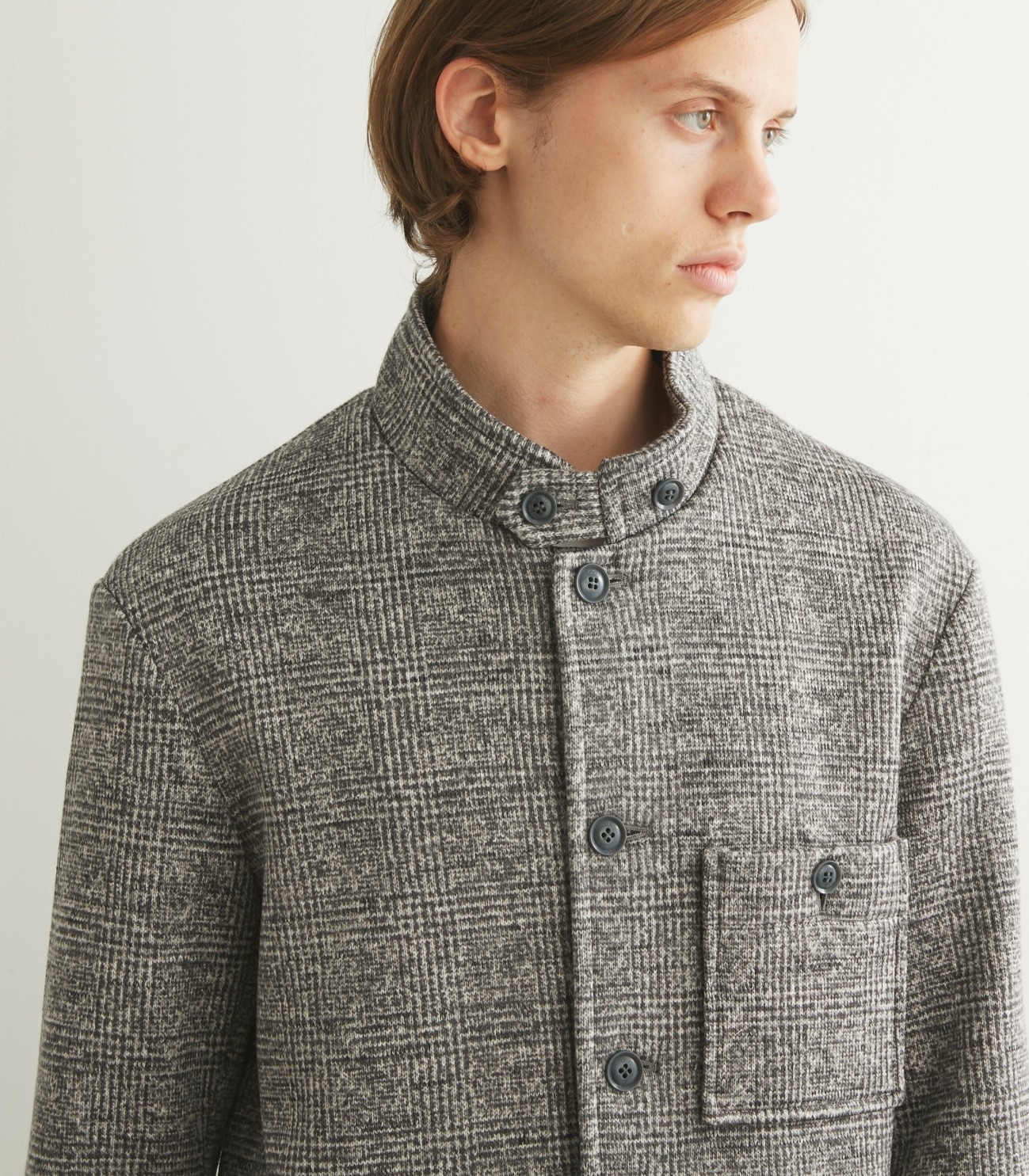Men's sweater fleece comfort jacket 詳細画像 grey 7