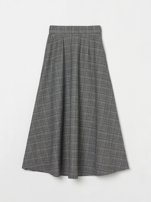 Stretch tweed skirt