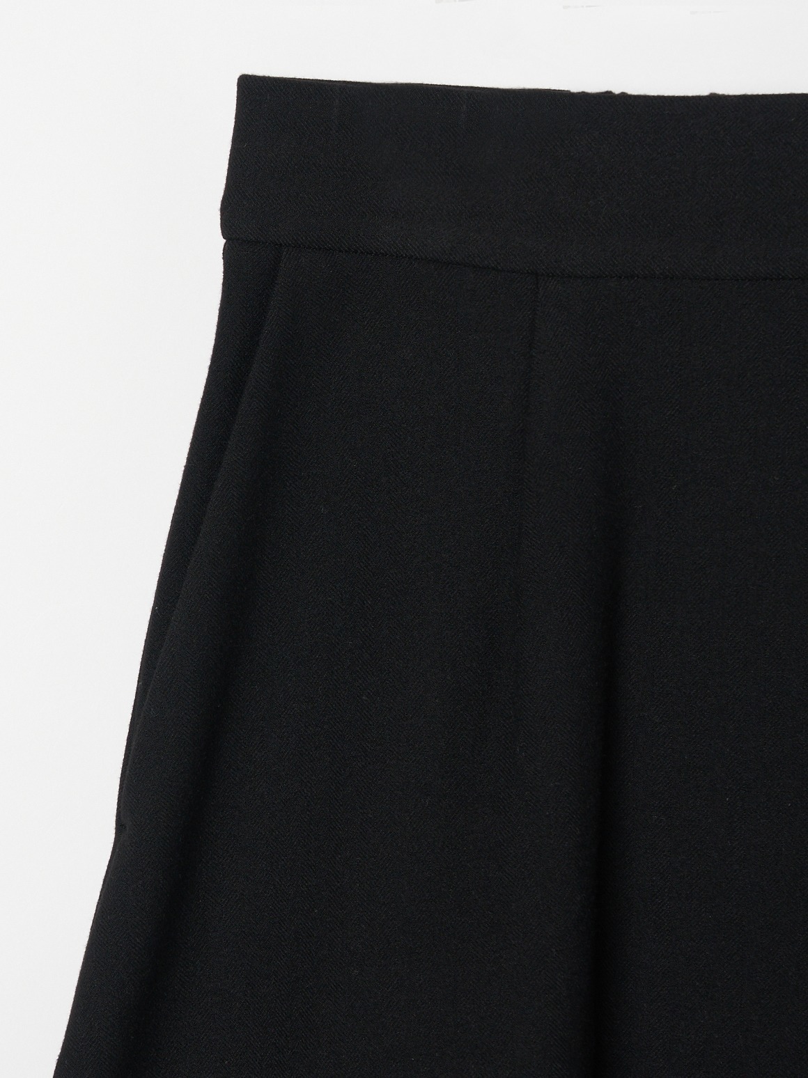 Stretch tweed skirt 詳細画像 black 3