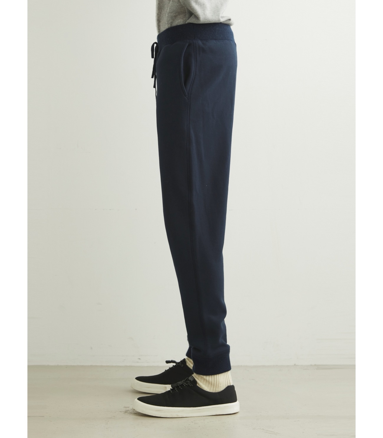 Cashmere×new soft terry pants 詳細画像 navy 2