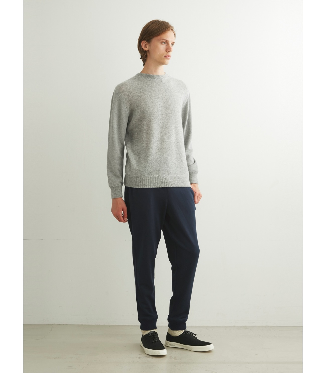 Cashmere×new soft terry pants 詳細画像 navy 4
