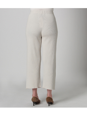 Silky organic cotton rib pant 詳細画像