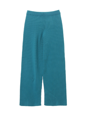 Silky organic cotton rib pant 詳細画像