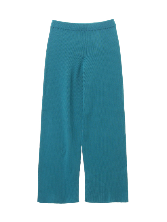 Silky organic cotton rib pant