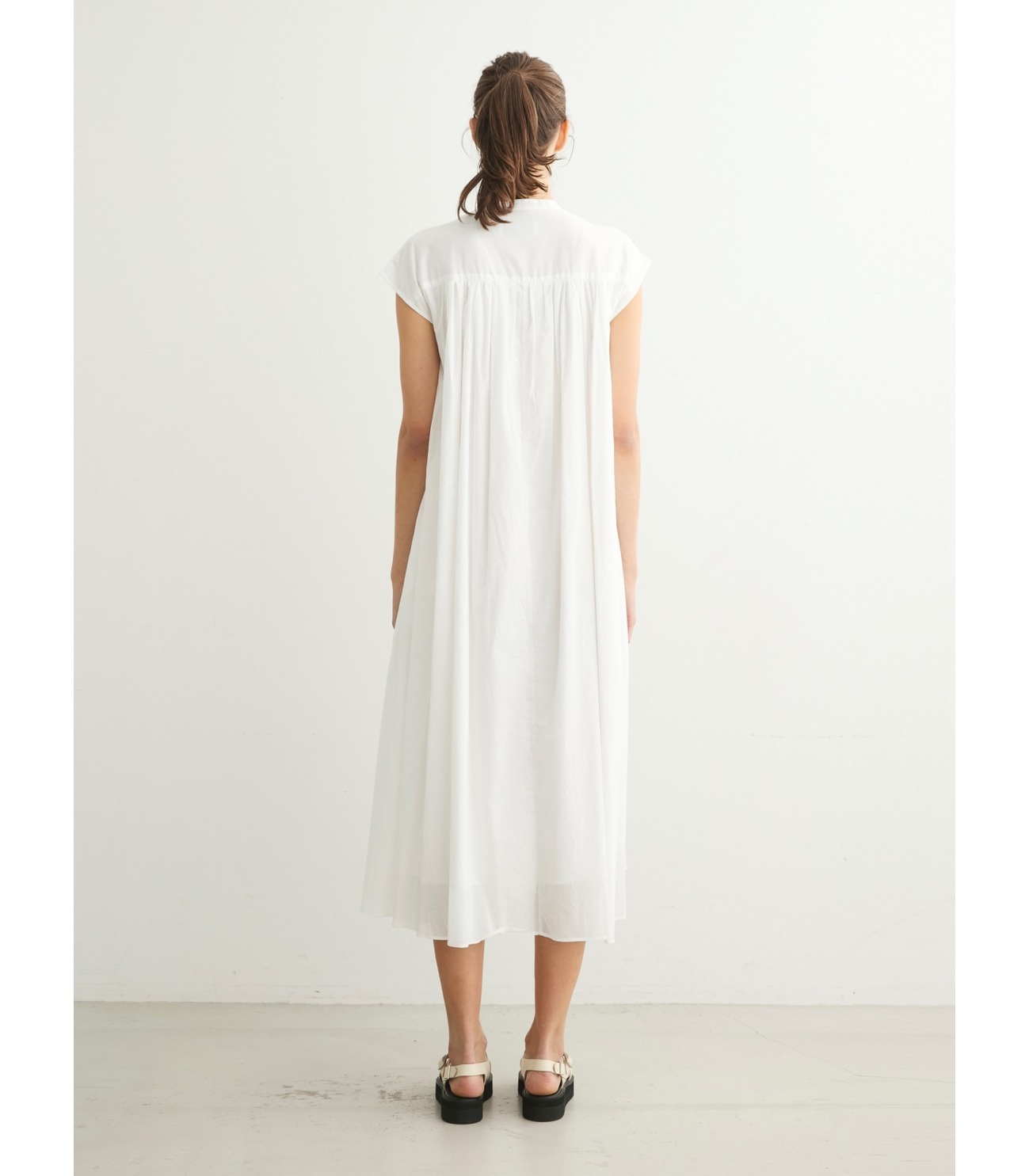 Cotton loan dress 詳細画像 white 12