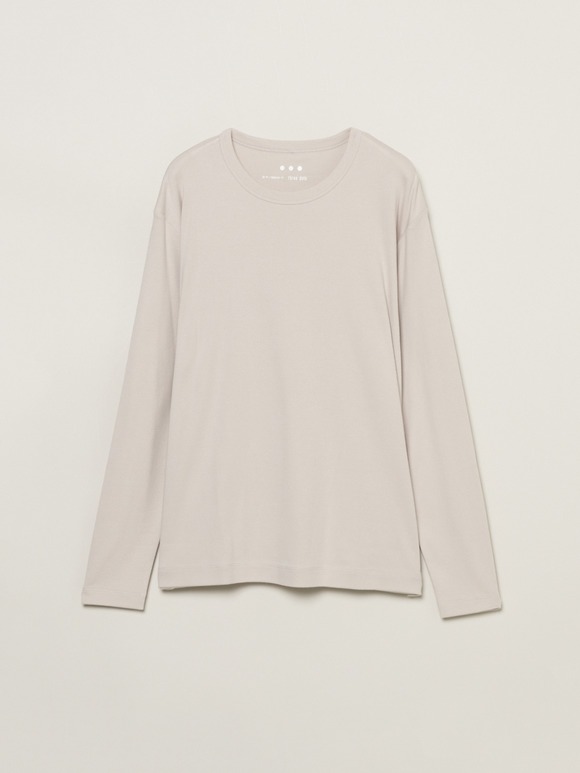 Men's organic cotton knit crew