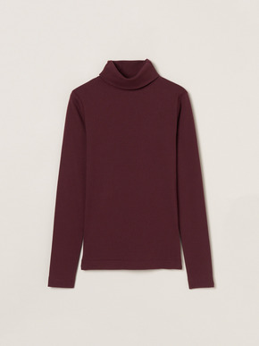 Organic cotton knit turtle neck 詳細画像