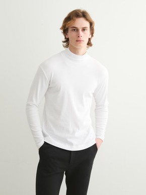 Men's organic cotton knit turtle 詳細画像