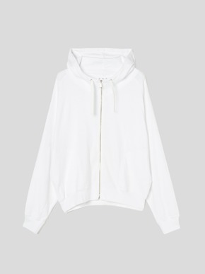 Organic cotton knit zip hoody 詳細画像