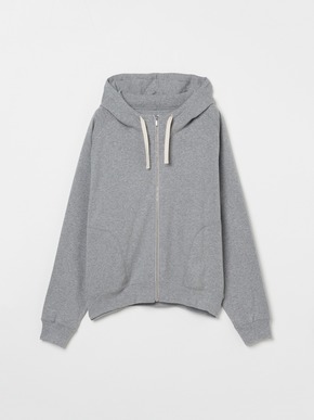 Organic cotton knit zip hoody 詳細画像