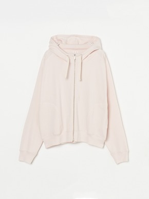 Organic cotton knit zip hoody 詳細画像