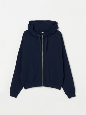 Organic cotton knit zip hoody 詳細画像