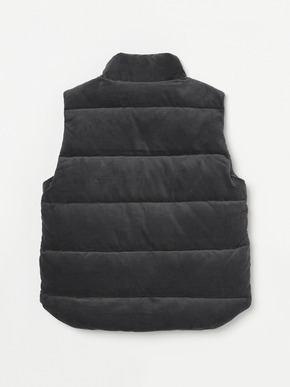 Men's corduroy down vest 詳細画像