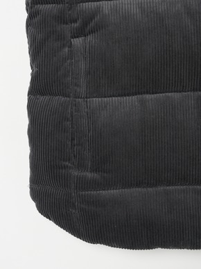 Men's corduroy down vest 詳細画像