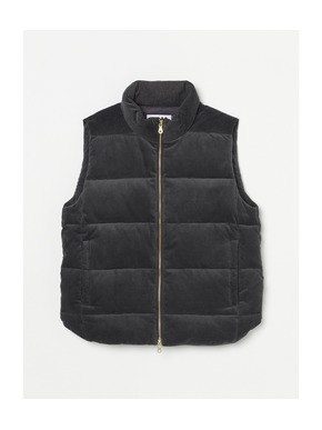 Men's corduroy down vest 詳細画像