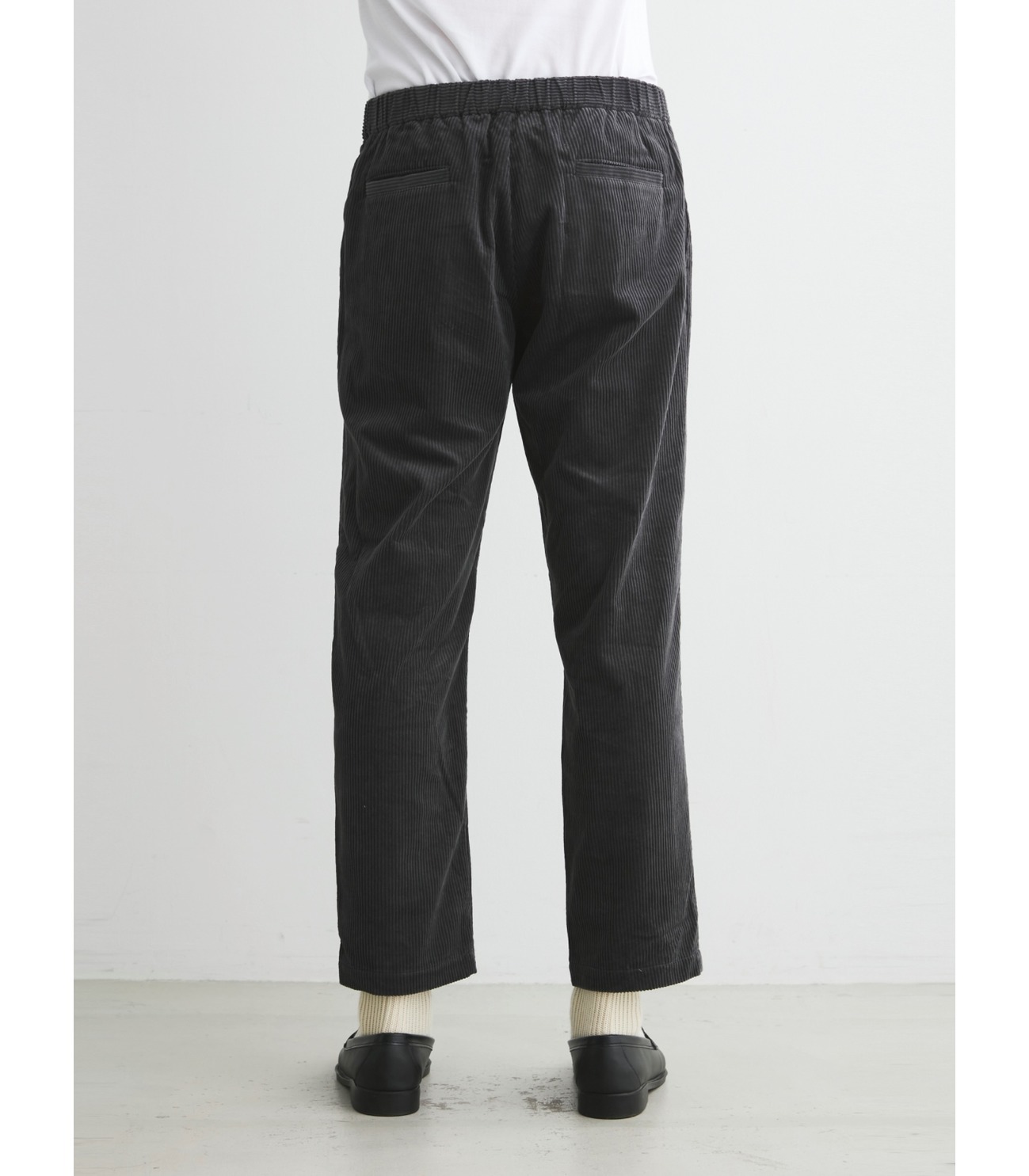 Men's corduroy shirring pants｜スリードッツ オフィシャル 