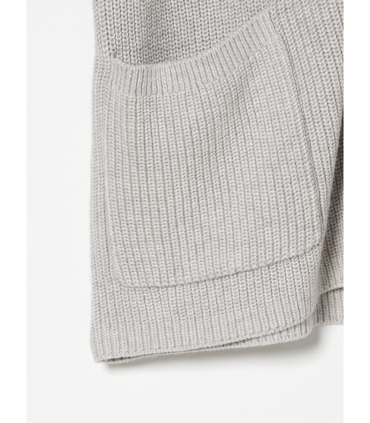 Men's cotton cashmere v neck cardigan 詳細画像 lt grey 4