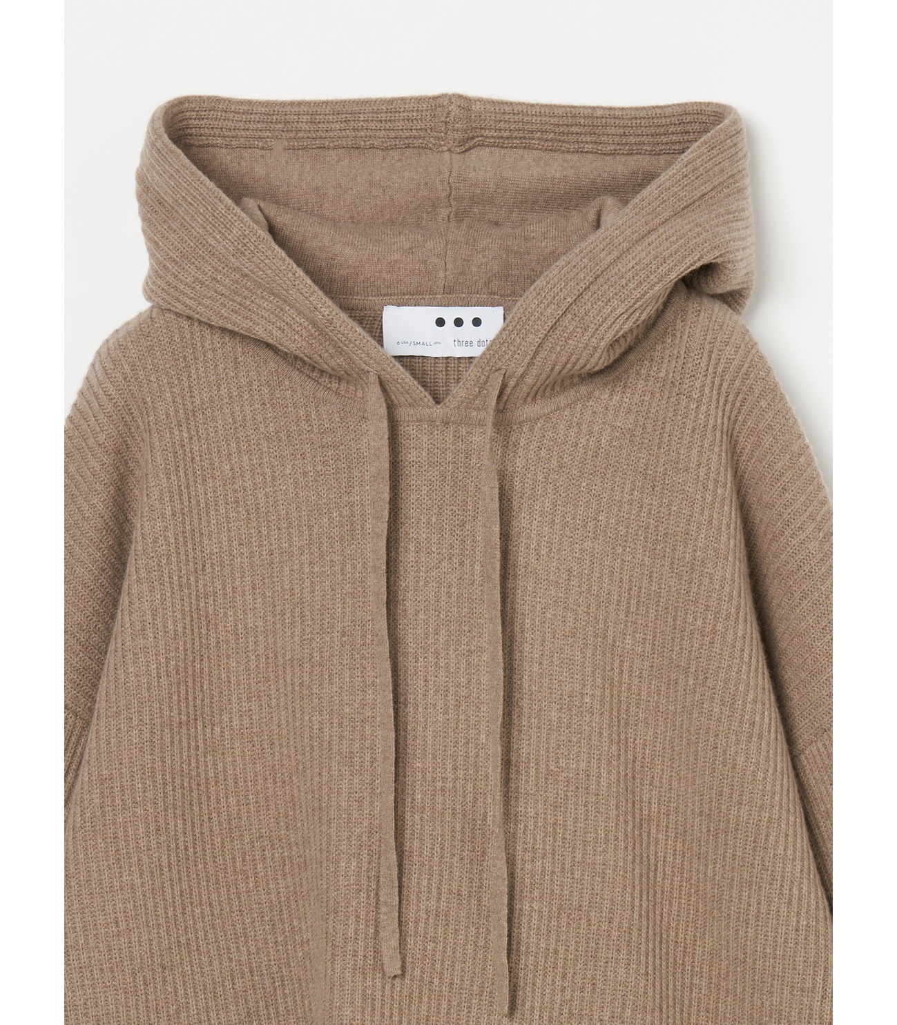 Washable wool cashmere hooded pullover 詳細画像 blue 2