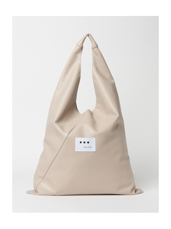 Eco leather bag triangle