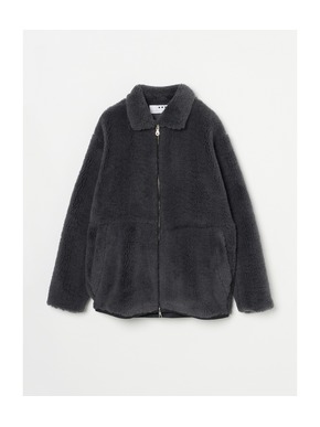 upcycled eco fur zip bluson 詳細画像