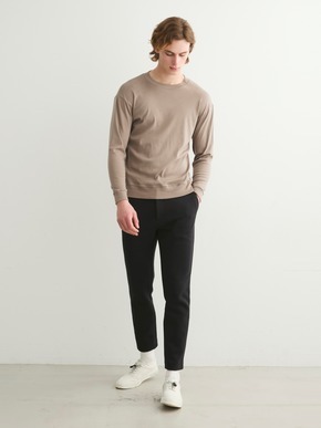 Men's brushed rib l/s sweat 詳細画像