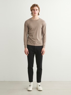 Men's brushed rib l/s sweat 詳細画像