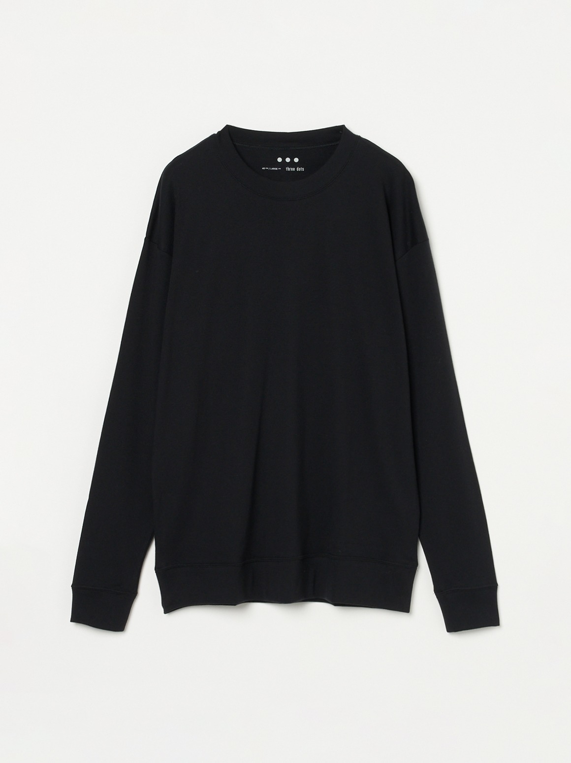 Men's brushed rib l/s sweat｜スリードッツ オフィシャル