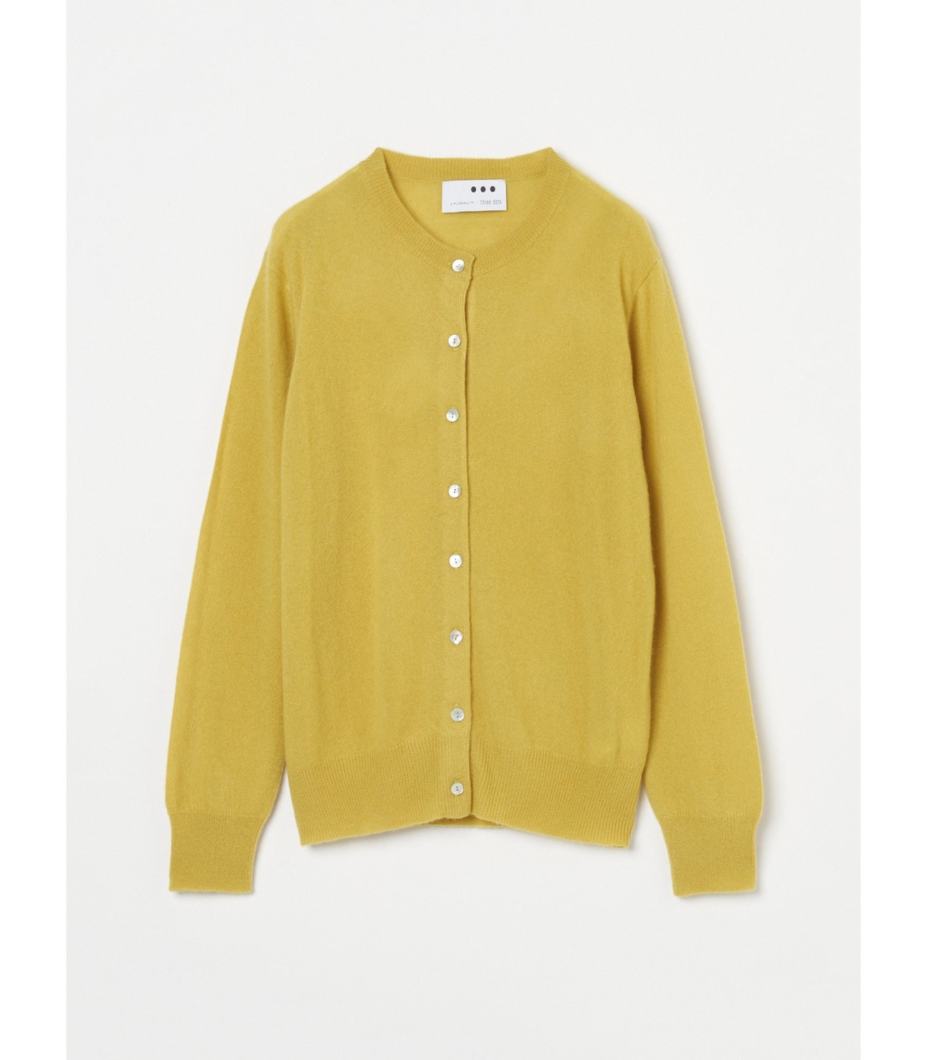 Airy cashmere button cardigan｜スリードッツ オフィシャルオンラインショップ