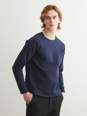Men's high gauge cardboard crew 詳細画像