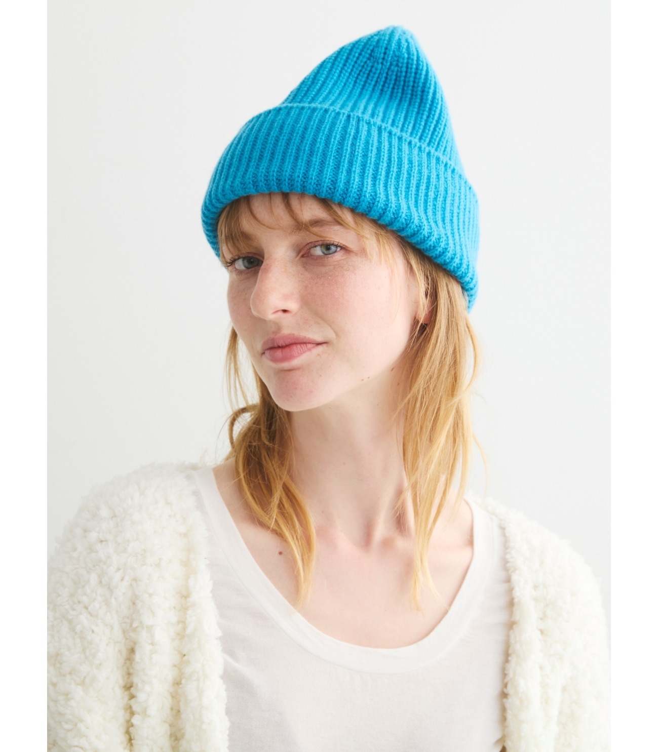 Holiday cashmere cap 詳細画像 blue 6