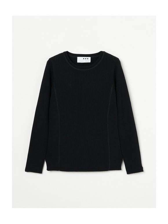 Wool outfit tee-knit crew neck