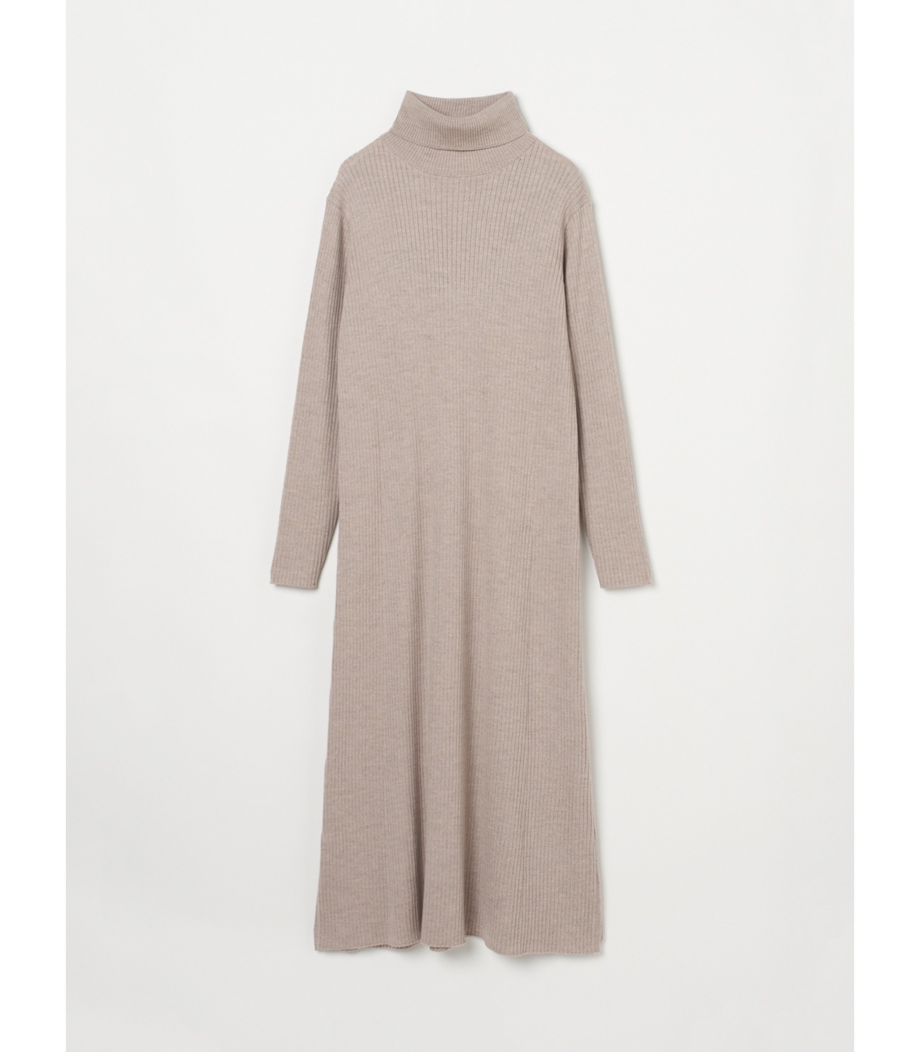 Wool outfit a-line long dress 詳細画像 heather beige 2