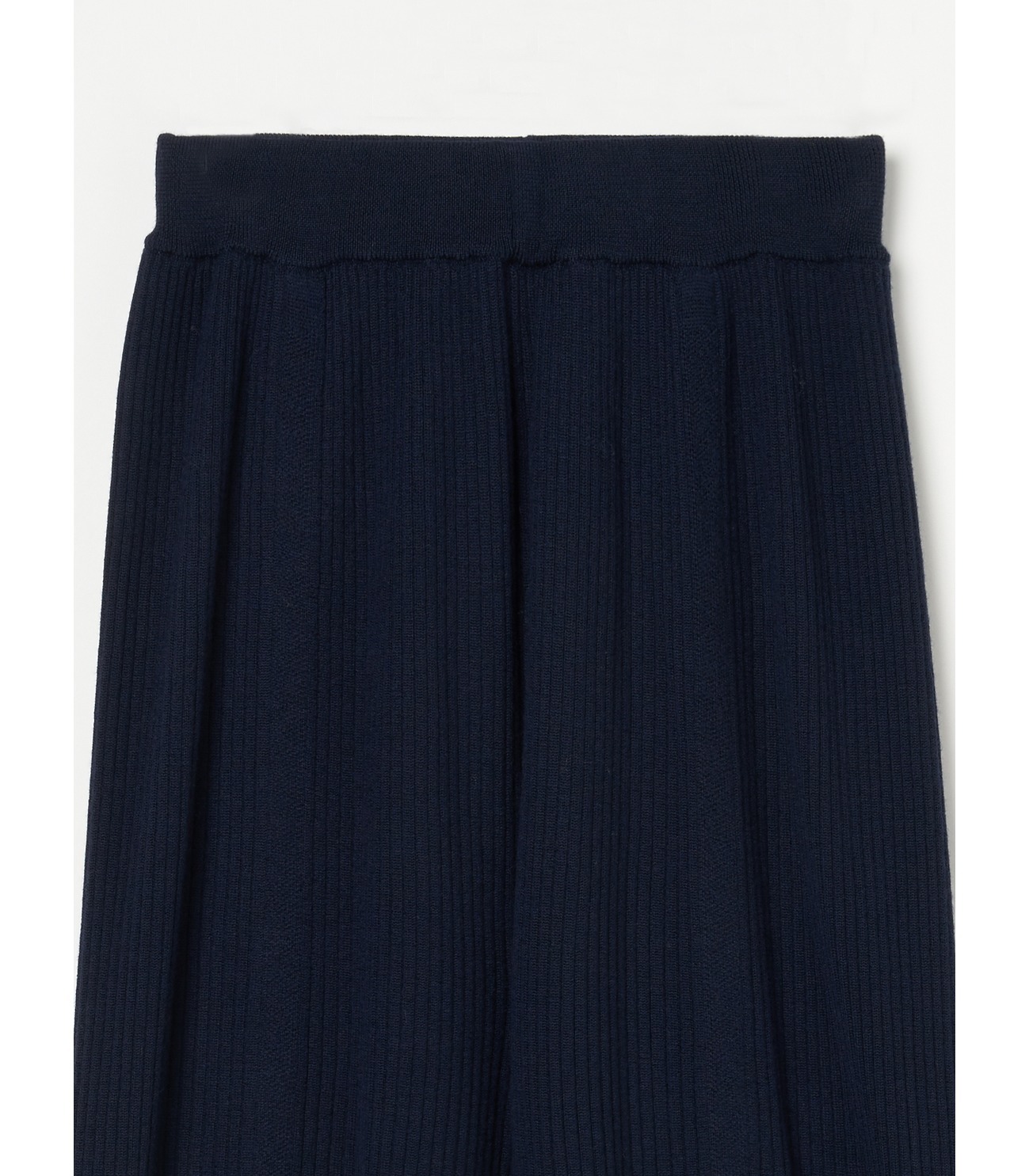 Wool outfit semi wide slit pant 詳細画像 navy 2