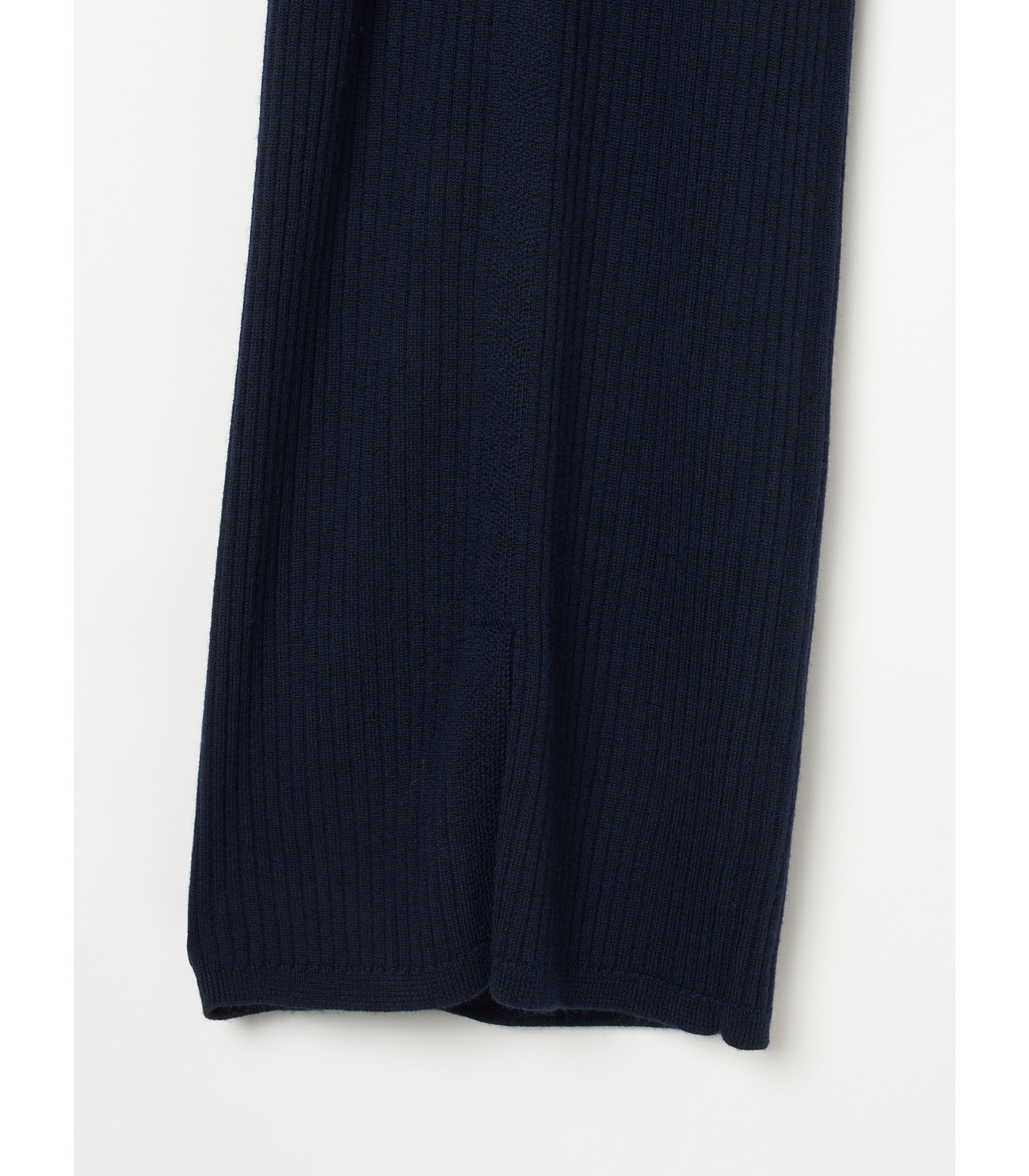 Wool outfit semi wide slit pant 詳細画像 navy 4