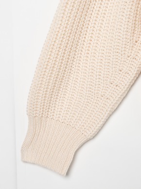 Bulky sweater l/s half zip po 詳細画像