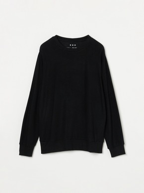 Brushed sweater simple crew neck 詳細画像