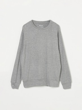 Brushed sweater simple crew neck 詳細画像