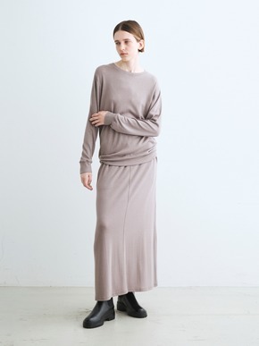 Brushed sweater a-line longskirt 詳細画像