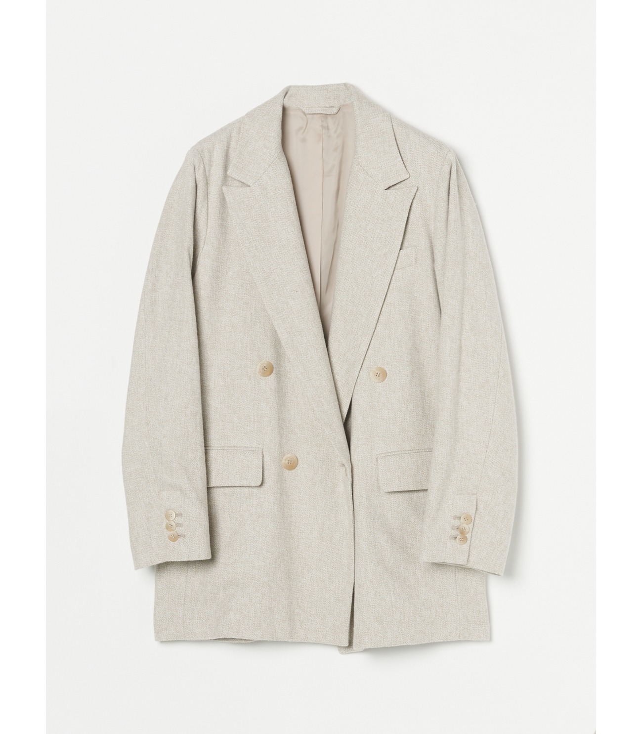 Cotton tweed jacket 詳細画像 white 1