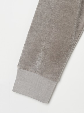 Men's modal wool velor crewneck 詳細画像