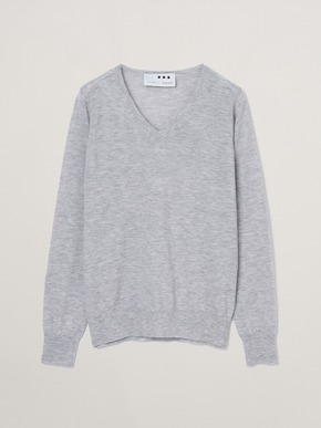 Merino superfine l/s v neck 詳細画像